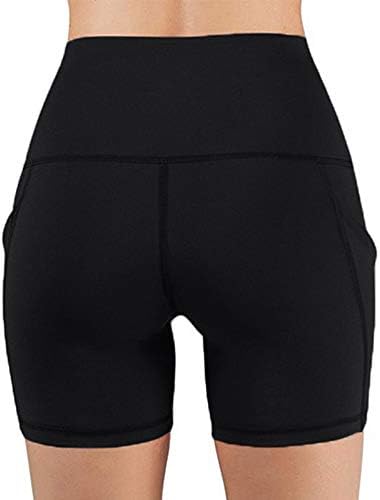 Newitin 3 komada High strukske kratke hlače Hortke Hlače joga kratke hlače sa bočnim džepovima Sportske