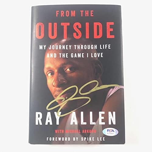 Ray Allen potpisao knjigu PSA / DNK autogramirani iz vanjske autobiografije Boston - NBA autografiranih