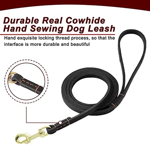 Kožni pas povojak Izdržljive pletene kožne pseće trening za plijesni mekani kožni vodič za pse zagluka za