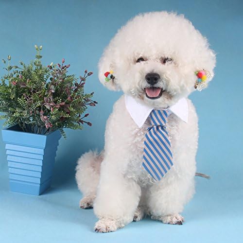 Međuovijeni kravata za kućne ljubimce - podesivi kravata modna pruga dizajna luk kravata za pse Bowtie Kitty