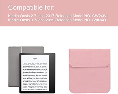 za Kindle Oasis-za 7-inčnu torbu za rukave-uključuje ljubičastu traku za ruke-ružičastu