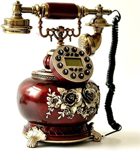 MMLLZEL Antikni telefonski zanati Vintage Metal fiksne kuće ukrasni ukrasi telefona Telefon