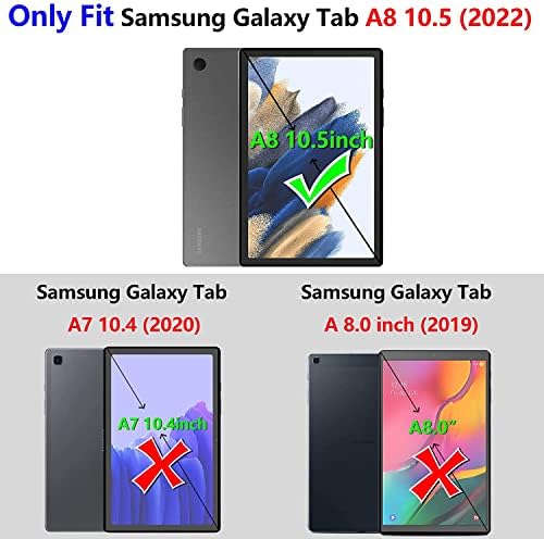 Tpack futrola za karticu Galaxy A8 10,5, Slim PU kožnog sklopivog zaštitnog štanda Višestruki uglovi za