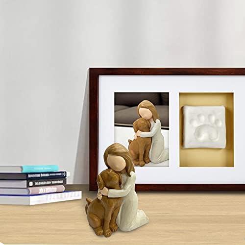 Hensonever figurice anđela pasa, Memorijalni pokloni psa Anđela prijateljstva za ljubitelje pasa