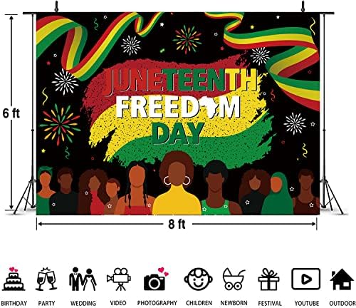 Sretna Juneteenth pozadina Crni ponos Afrika Amerika dan nezavisnosti slobode pozadina zatvoreni vanjski