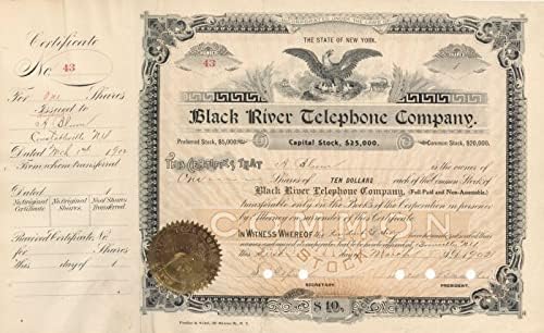Black River Phone Co. - Certifikat Zaliha