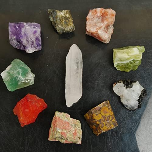 Yuvdipr Zodiac Crystal Kristali i Healing kamenje Drago kamenje čakra Kit Reiki Healing prirodni Gems labave