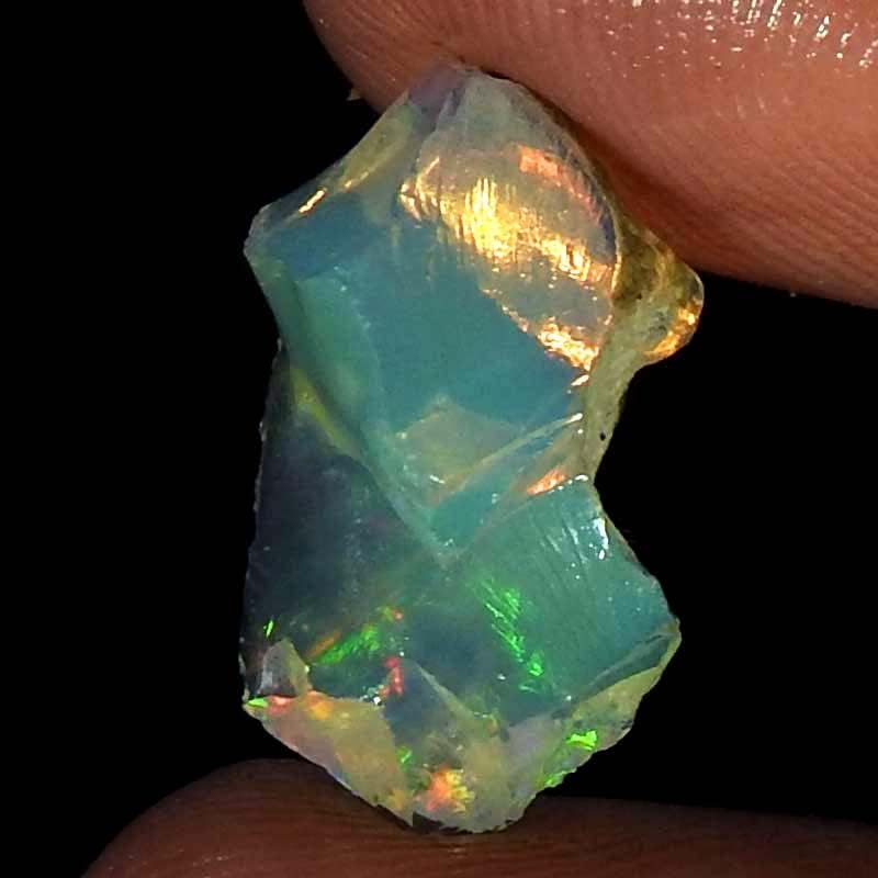 Jewelgemscraft ™ 03.31cts. Ultra vatra sirovi opal kamen, prirodni grubi, kristali dragog kamenja, etiopska