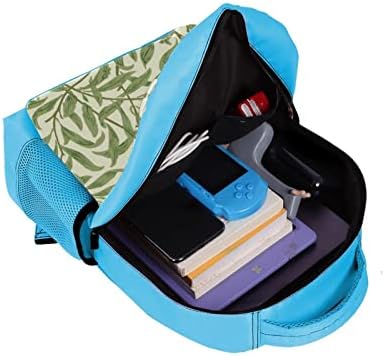 VBFOFBV ruksak za laptop, elegantan putni ruksak casual paketa za muškarce za muškarce, vintage zeleni listovi