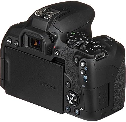 Canon EOS Rebel 850d / T8i DSLR kamera + 4K Monitor + Canon EF 50mm objektiv + Pro Mic + Pro slušalice +