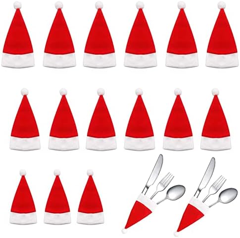 Božićni šešir crveni Djed Mraz šeširi Božićni šešir DIY poklopac za Lollipop omotajte Božićni dekor za zabavu