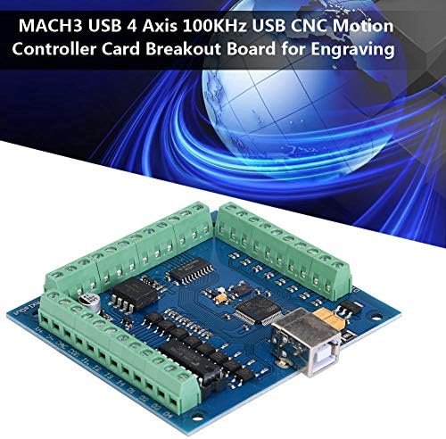 MACH3 kontroler pokreta 100KHz 4-osna veza USB steper/Servo drajver kartica za kontrolu pokreta
