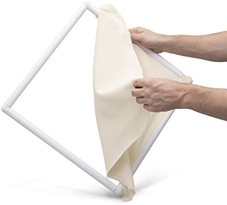 Kvadratni plastični okvir - nosilac za poprečni ubod, igla, šivanje, šivanje i vez - obruči za držanje tkanine