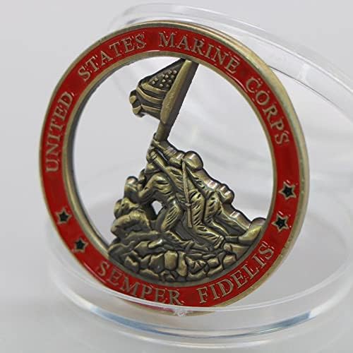 USA Hollow Coins Odjel za mornaricu Semper Fidelis Vojni izazov Kolekcionarski pokloni