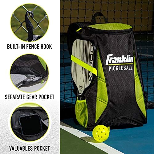 Franklin Sportske vrećice - premium pickleball ruksak za muškarce + žene - vrećica za kiseli kuglu za dodatnu