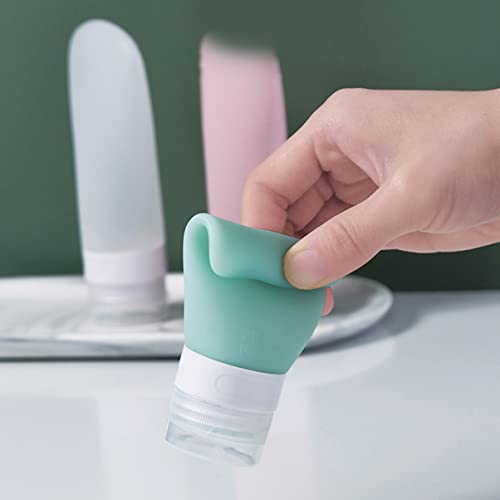 6pcs toaletna cijev stiskati boce boce šampon prozirni kozmetički kozmetički gel za pucanje prozirna losion