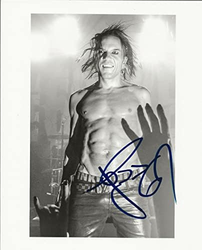 Jussi of 69 Eyes REAL hand potpisan 8x10 Photo 3 COA Autographed