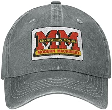 Minneapolis-Moline-Tractor-Famall Hat podesiva smiješna modna kapa crna za muškarce žene