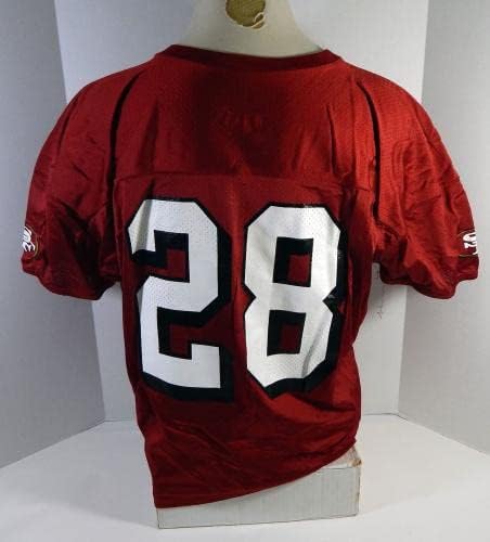 2002 San Francisco 49ers 28 Igra Izdana dres Crvene prakse 949 - Neidređena NFL igra rabljeni dresovi