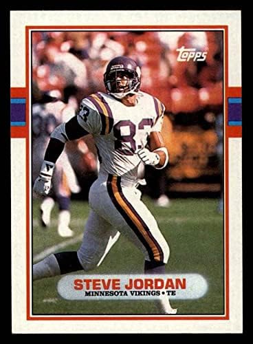 1989. TOPPS 81 Steve Jordan Minnesota Vikings NM / MT Vikings Brown