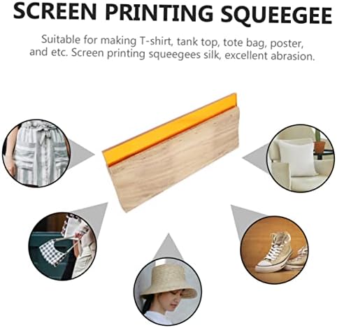 Sewacc 1 Set Screen Screen Professional uključuje gumenu trošenje tkanine od gume Štampanje košulje od svilene