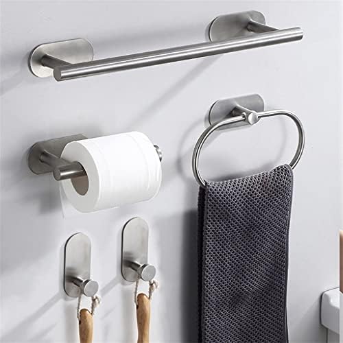 Czdyuf zidna ručnik sa ručnikom u kupaonici toaletni papir stalak od nehrđajućeg čelika Matte crno kupatilo