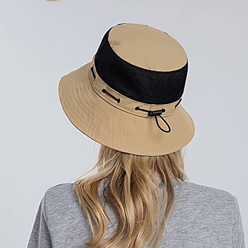 Zapadni kaubojski šešir Crni sunce za zaštitu od sunca Vjetrootporni šarki kape za bejzbol kapice meke tople