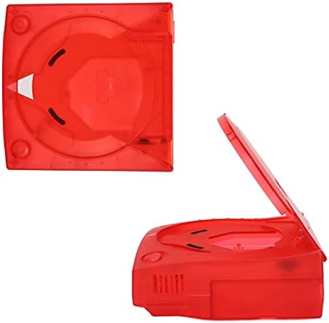 Školjka kućišta, otporna na udarce prozirna crvena zamjena prozirna futrola ABS za SEGA Dreamcast DC za