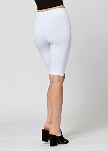 Premium Stretch dres pamučne tajice za žene - pune - kapri - kratke hlače - redovna i plus veličina