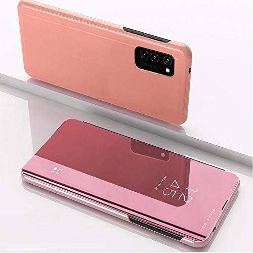 ISADENSER Samsung S20 FE 5G Case Galaxy S20 Lite Case sa jasnim pogledom Flip Plating ogledalo šminke Glitter