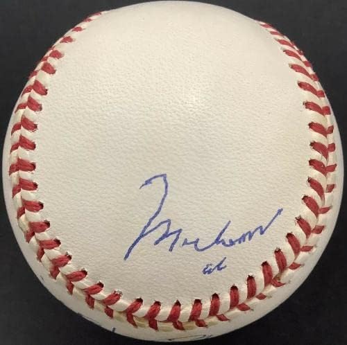 Mickey Mantle potpisao bejzbol sa Muhammad Ali Autograph PSA / DNK Uda rijetka lopta - autogramenim bejzbollima