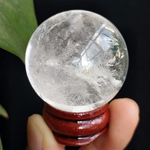 Prirodno bistri bijeli kvarcni kristalni kuglica Reiki draguljarska kristalna kugla 40mm pogodna za kućni