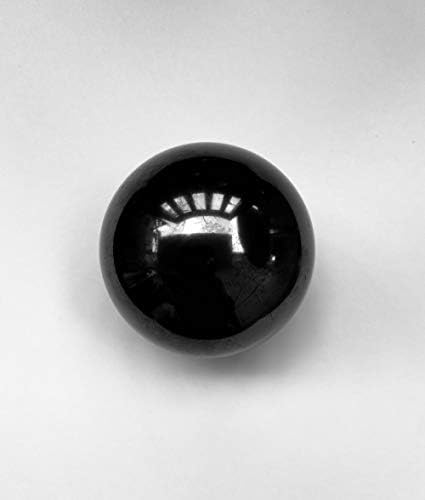Shungite Club Shungitna sfera polirani kugla za ozdravljenje iz Karelije Crne kristalne kućne dekore, liječenje