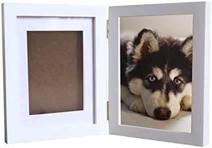 Xdash okviri za slike za stoni komplet za štampanje od Memorijalne gline za pse za uspomenu na otisak ili otisak stopala ljubitelja kućnih ljubimaca