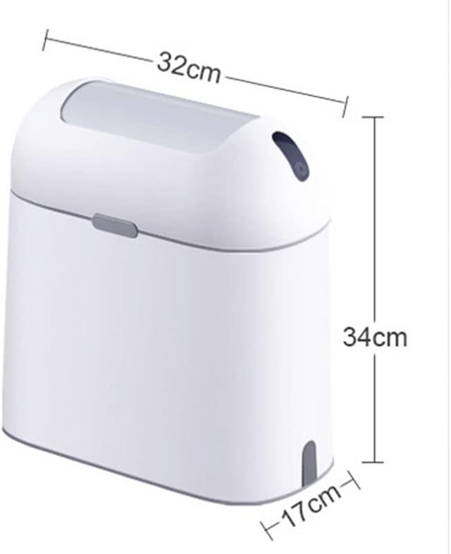 Lxxsh pametna kanta za smeće za kupatilo automatska električna indukciona kanta za smeće sa poklopcem senzorske