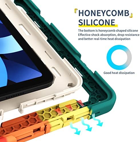 Tablet PC Case Kidsovka za iPad Air4 10.9 / Pro 11 2018/2020 / 2021.360 ° Sklop za ručicu Shell Case Three