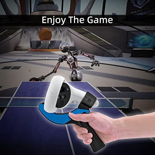 Wigears stolni tenis Veslač drška za Oculus Quest 2, dodirni kontroler Igranje jedanaest stolnog teniskog