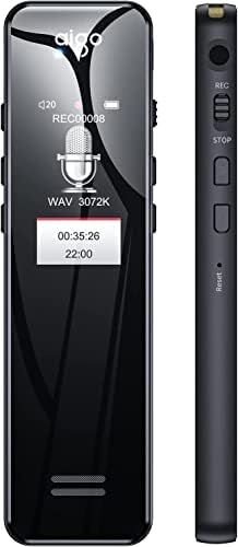 Aigo 32GB Digitalni diktafon 3072kbps zaštita lozinkom za snimanje jednim tasterom 134 sata snimanje MP3
