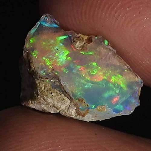 Jewelgemscraft ™ 03.20CTS. Ultra vatra sirovi opal kamen, prirodni grubi, dragi kristali, etiopski opal