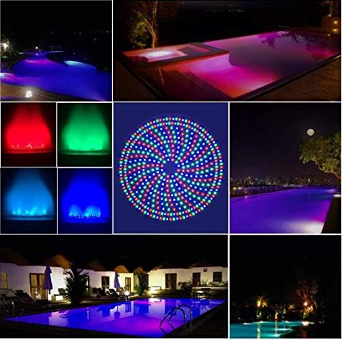 TOVEENEN LED sijalica za bazen 120v 40watt promjena boje s daljinskim upravljanjem memorijska svjetla za