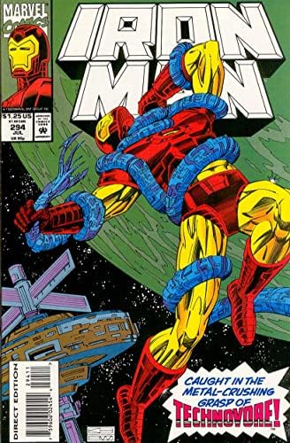 Iron Man 294 VF / NM; Marvel comic book / Technovore