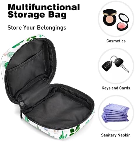 Torba za čuvanje higijenskih uložaka, torba za komplet za Period za školu, torbica za menstrualne čašice, uložak za higijenske uloške organizatorska torba, akvarelna cvjetna pozadina