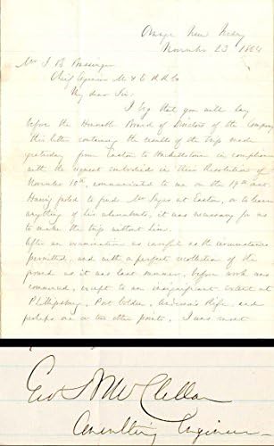 Gen'l George B. Mcclellan potpisao als Izvještaj