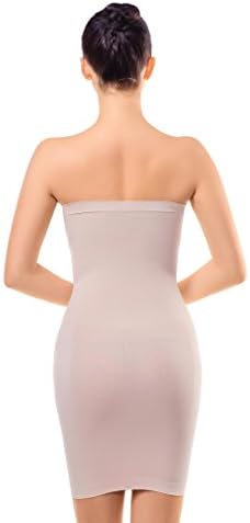 +MD Ženska odjeća bez naramenica za cijelo tijelo bešavna Ciljana čvrsta kontrola stomaka pod haljinama