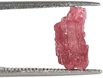 Gemhub sertifikovani labavi zacjeljivanje kristalnog ružičastog turmalina grubo 2,50 ct. Labavi dragulj