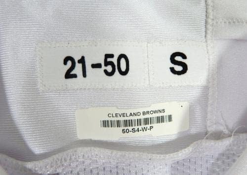 2021 Cleveland Browns Willie Harvey 54 Izdana dres bijele prakse 50 1 - nepotpisana NFL igra rabljeni
