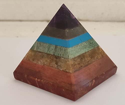 Sharvgun ljekovit kristalno žuta aventurina piramida Metafizička kamena figurica, 50-55 mm Kamena piramida
