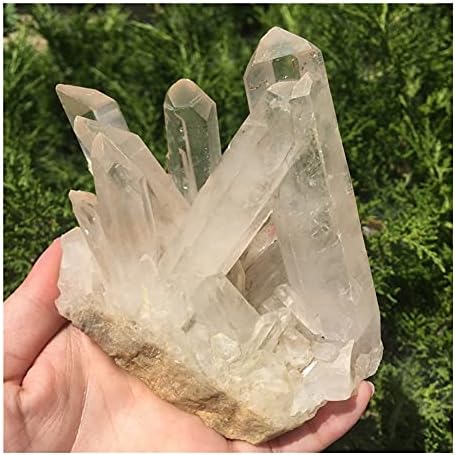 Sousy vrlo prekrasan prirodni stijenski kvarcni kristalni klaster Clear Cremberc Crystal Cleaning uzorak