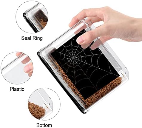 Goth kutija za čuvanje paukove mreže plastični kontejneri za organizatore hrane sa poklopcem za kuhinju
