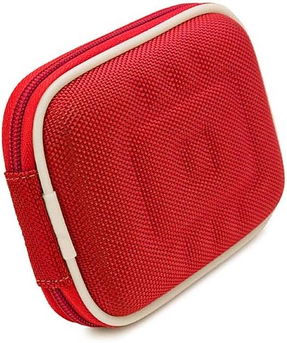 Crveni najlon izdržljiv tanak poklopac kocka torbica sa mrežastim džep za Kodak EasyShare tačke i snimanje